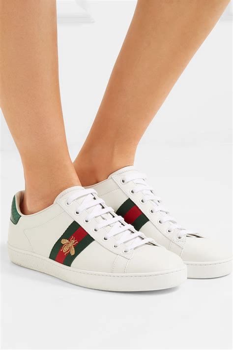 gucci ace heart sneakers|gucci ace bee platform sneakers.